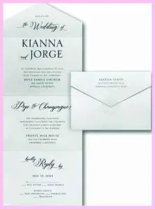 Decorative Nuptials Seal 'n Send