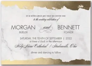 Modern Edge -Invitation Item TWS58296
