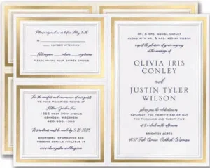 Framed in Gold Sep 'n Send