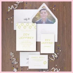 Shields of David Invitation