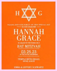 Solid Tradition - Bat Mitzvah