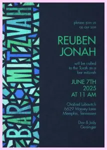 Mosaic Mitzvah - Bar Mitzvah