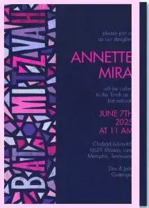 Mosaic Mitzvah - Bat Mitzvah
