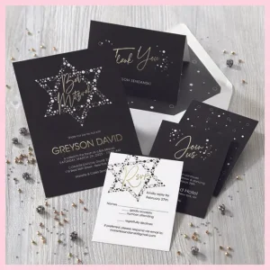 Geometrical Star Invitation