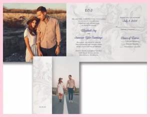 Faded Flowers - All 'n One Invitation