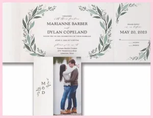 Darling Greenery - All 'n One Invitation