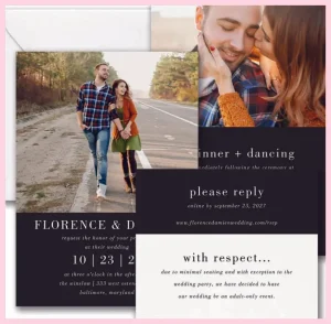 Photo Coloration Value Invitation Set