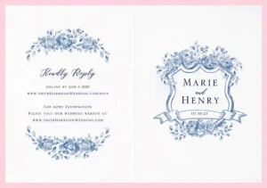 Efflorescent Crest All 'n One Invitation Folder