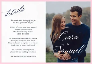 Memorable Details All 'n One Invitation Folder