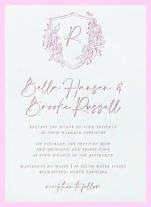 Floral Aegis Invitation