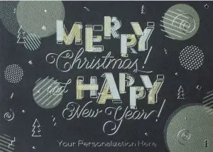 personalized holiday card