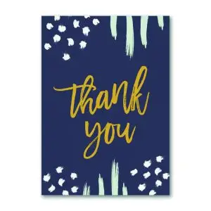 Brushstrokes & Dots Thank You