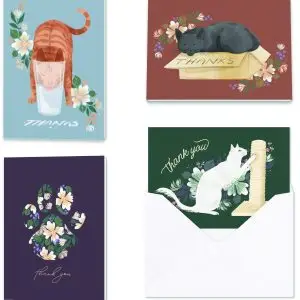 Feline Affection Thank You Set